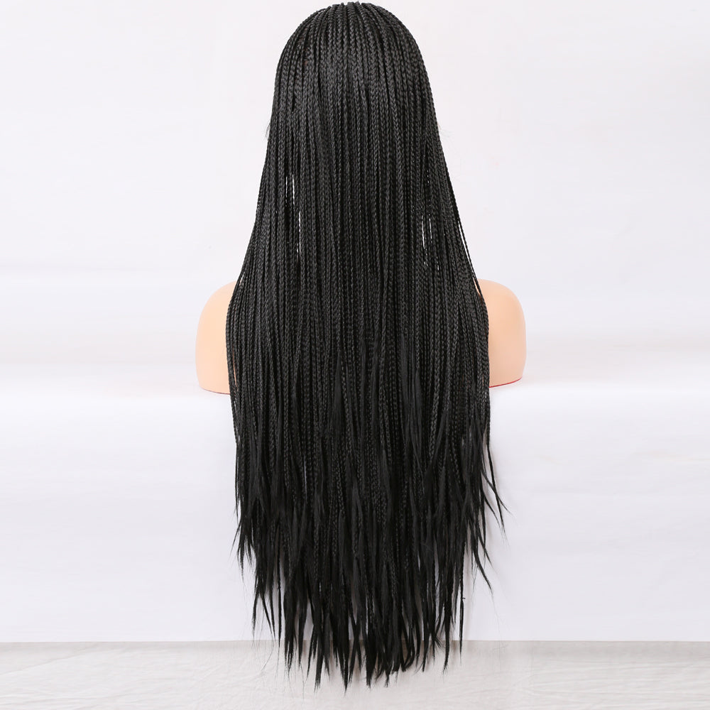 Lace Front Wig Braided Wigs Braiding Hair For Black Women Long  Box Braid Wig