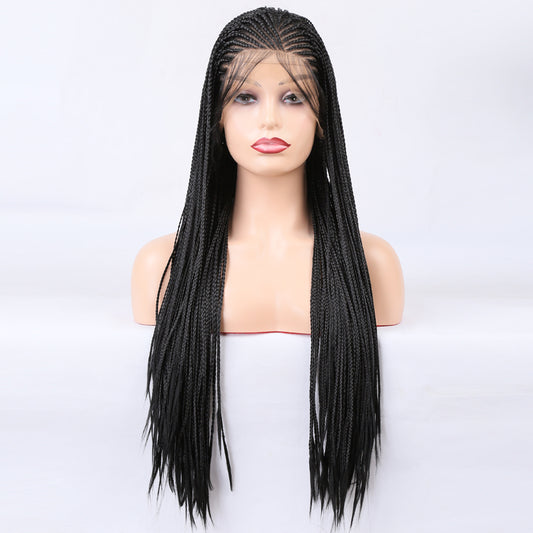 Lace Front Wig Braided Wigs Braiding Hair For Black Women Long  Box Braid Wig