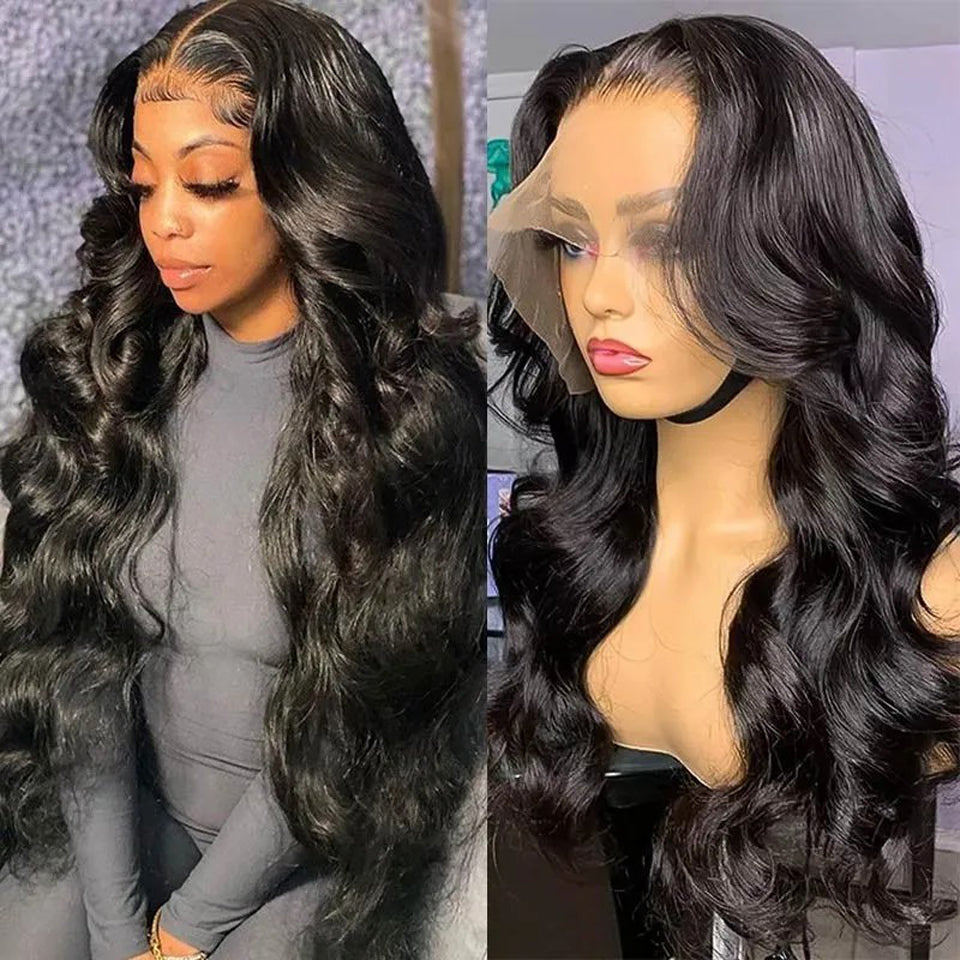 Transparent Lace Front Human Hair Wigs  Body Wave Lace Front Wig Full Lace Wig